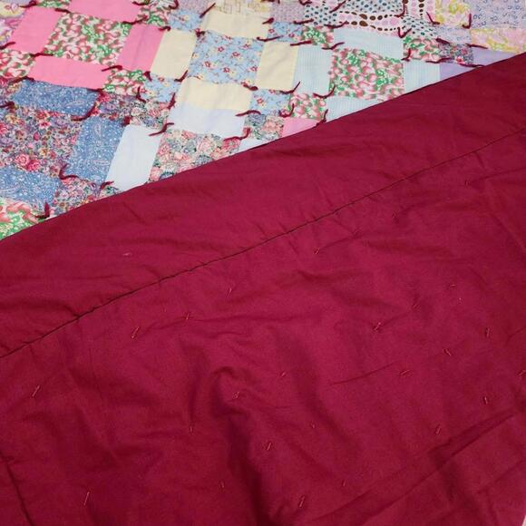 Cozy Handmade Patchwork Quilt Blanket - Picture 12 of 12